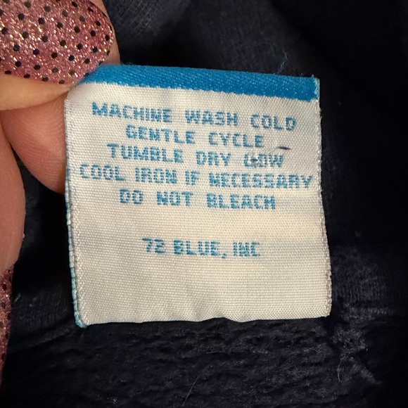 Women’s Navy Blue Gonzaga University Bulldogs Embroidered Zip-Up Hoodie size M - Picture 8 of 11